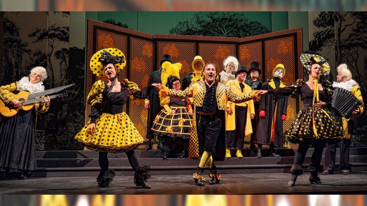 Szene aus „Lumpazivagabundus“ bei den Festspielen Reichenau.  Szene aus „Lumpazivagabundus“ bei den Festspielen Reichenau.