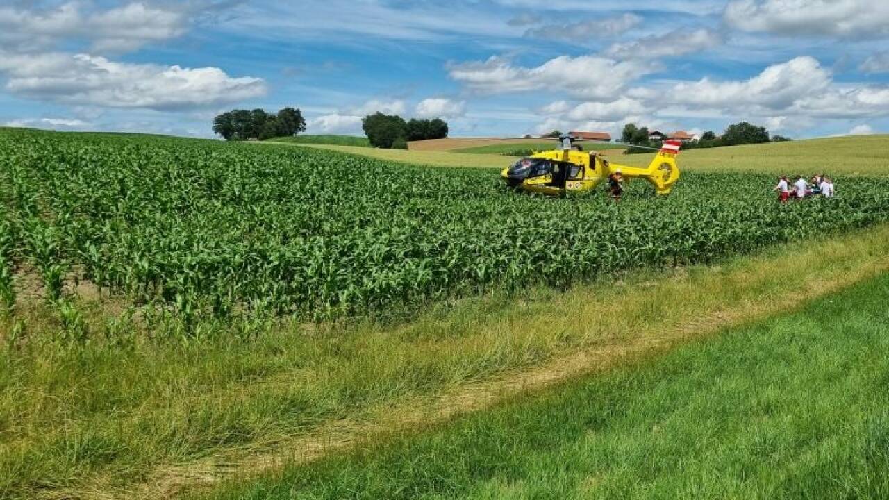 Der Notarzthubschrauber flog die 82-Jährige ins Krankenhaus. Dort verstarb sie Stunden später. 
