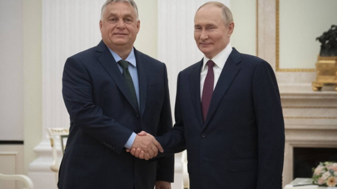 Orban bei Putin im Kreml 