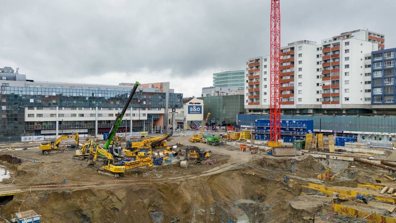 Rund 200 Millionen Euro investiert das Land in ein neues Verwaltungszentrum am Bahnhof. Abbruchmaterial fließt in den Neubau nicht ein.  