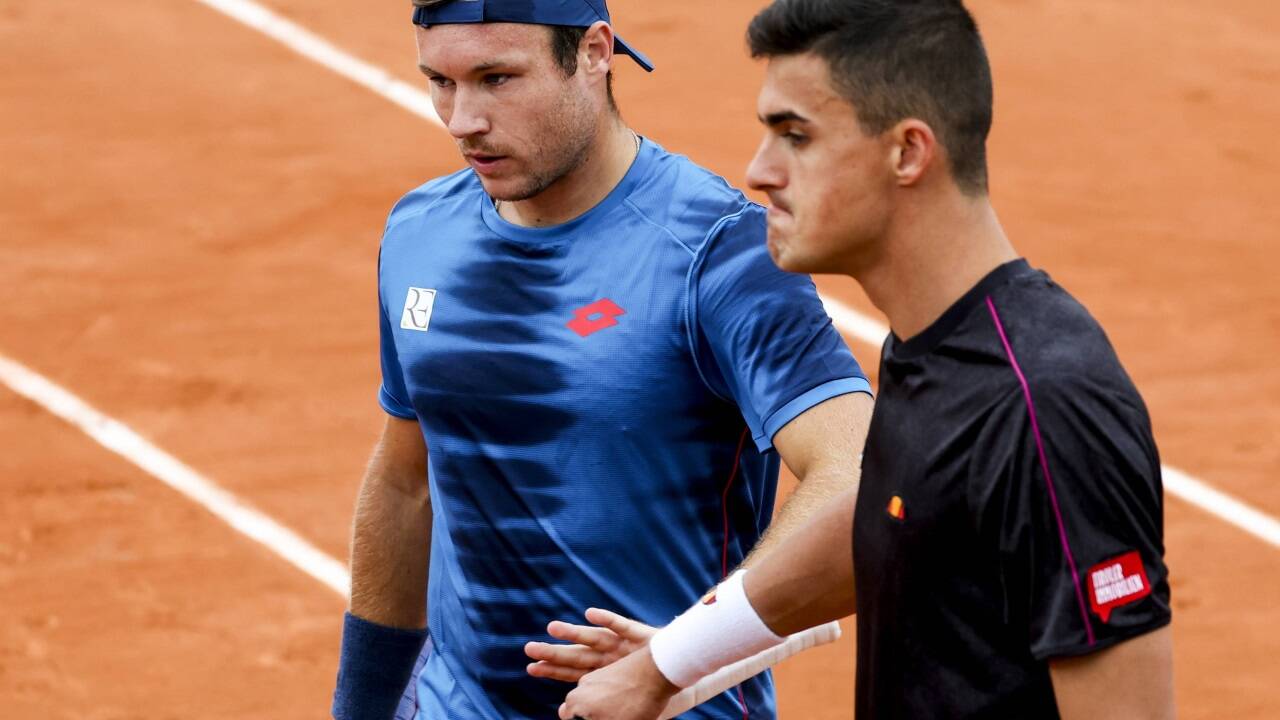 Lucas Miedler und Alexander Erler (r.) sind Österreichs bestes Tennis-Doppel.  Lucas Miedler und Alexander Erler (r.) sind Österreichs bestes Tennis-Doppel.