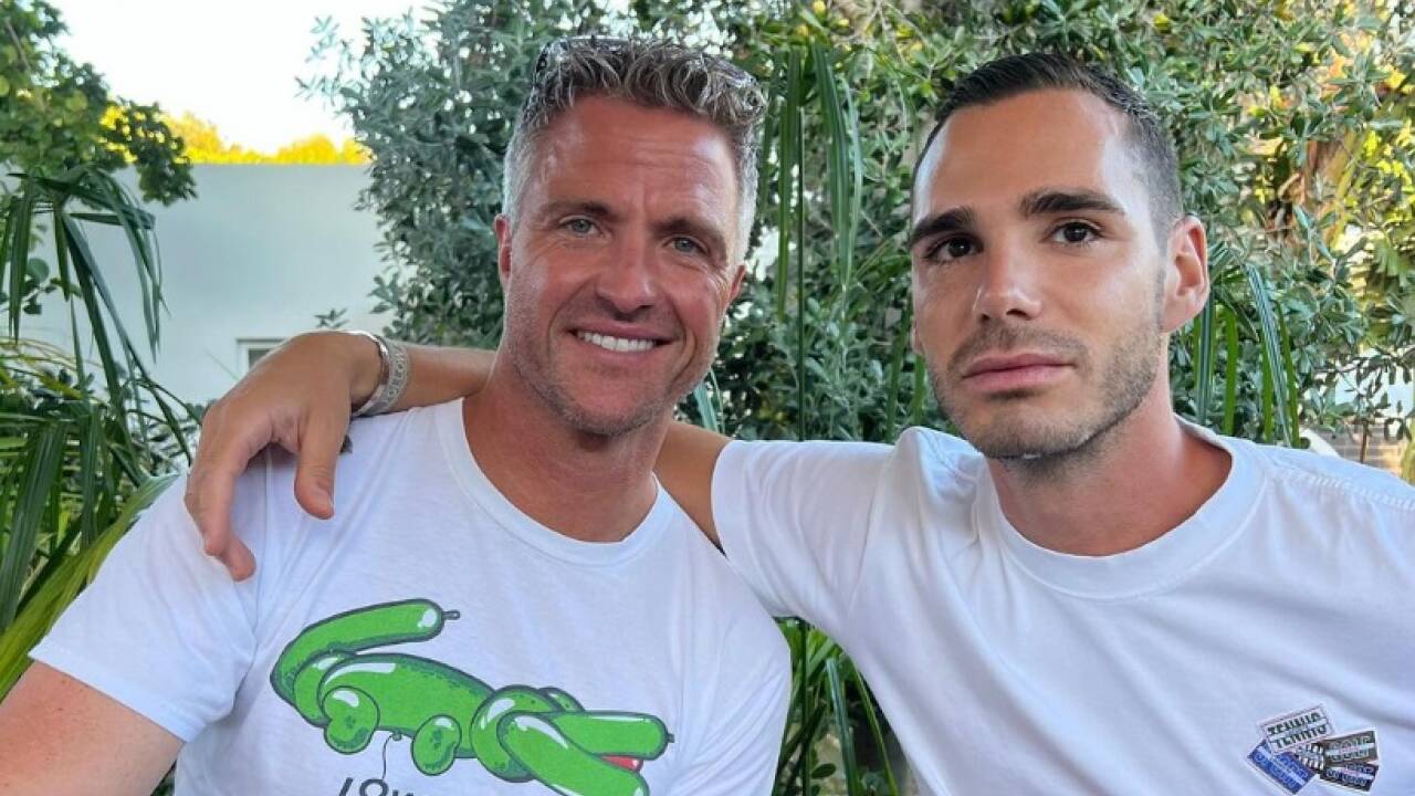 Ralf Schumacher zeigt sich mit seinem Étienne auf Instagram.  