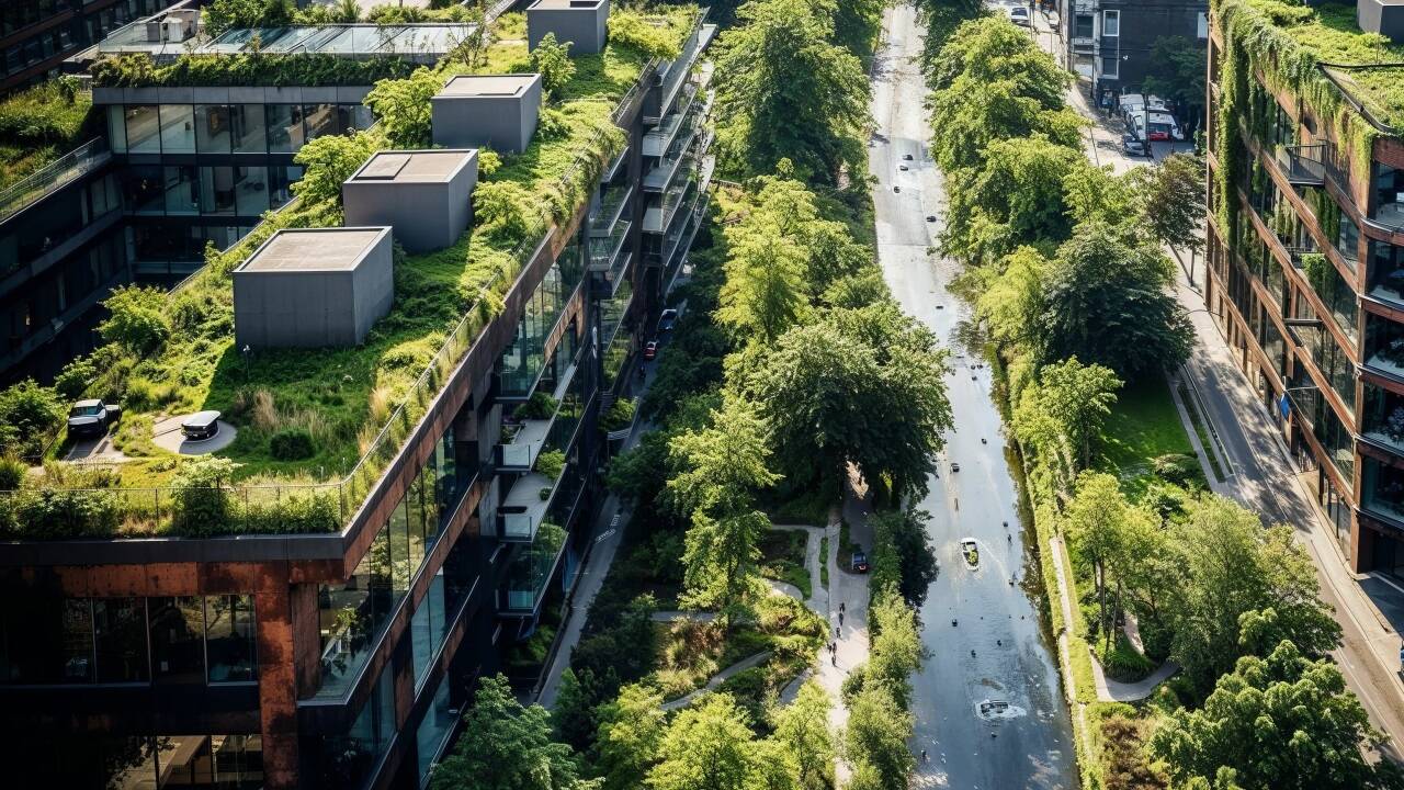 Was wäre, wenn die Stadt sich wie ein Schwamm verhalten würde? 