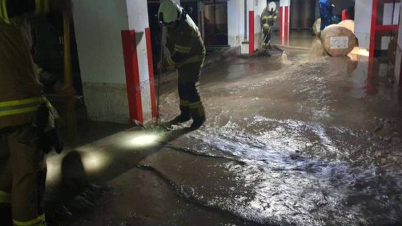 Schwere Unwetter führten in Lungötz zu Überschwemmungen. 