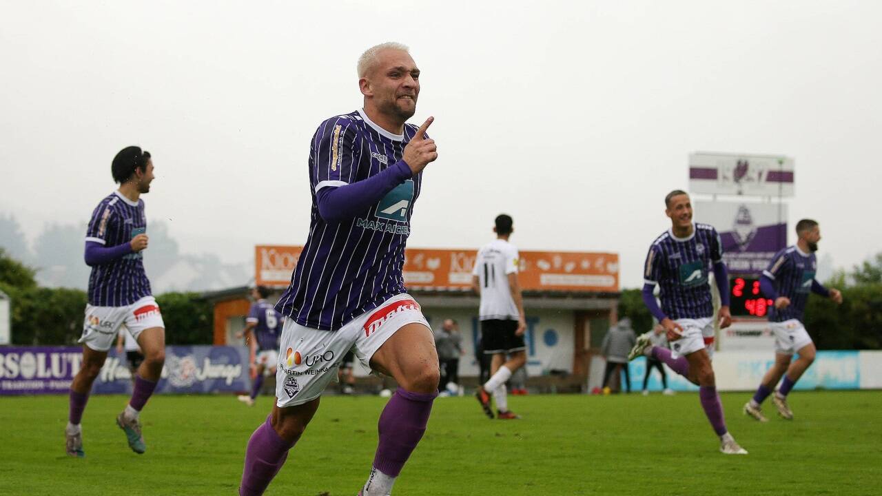 Stürmer Johannes Zottl erzielte den Ehrentreffer für Austria Salzburg.  