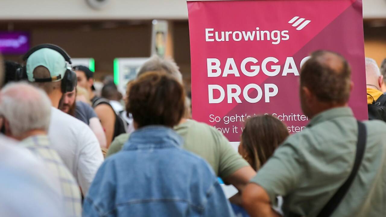 Vor allem auf Flughäfen gab es gestern massive Probleme 