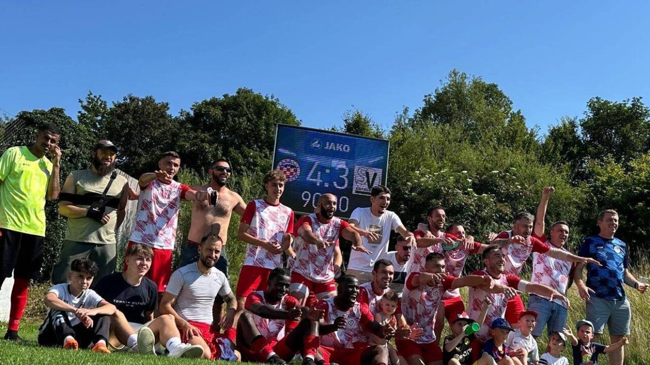 Croatia Salzburg konnte eine Landescup-Sensation bejubeln.  
