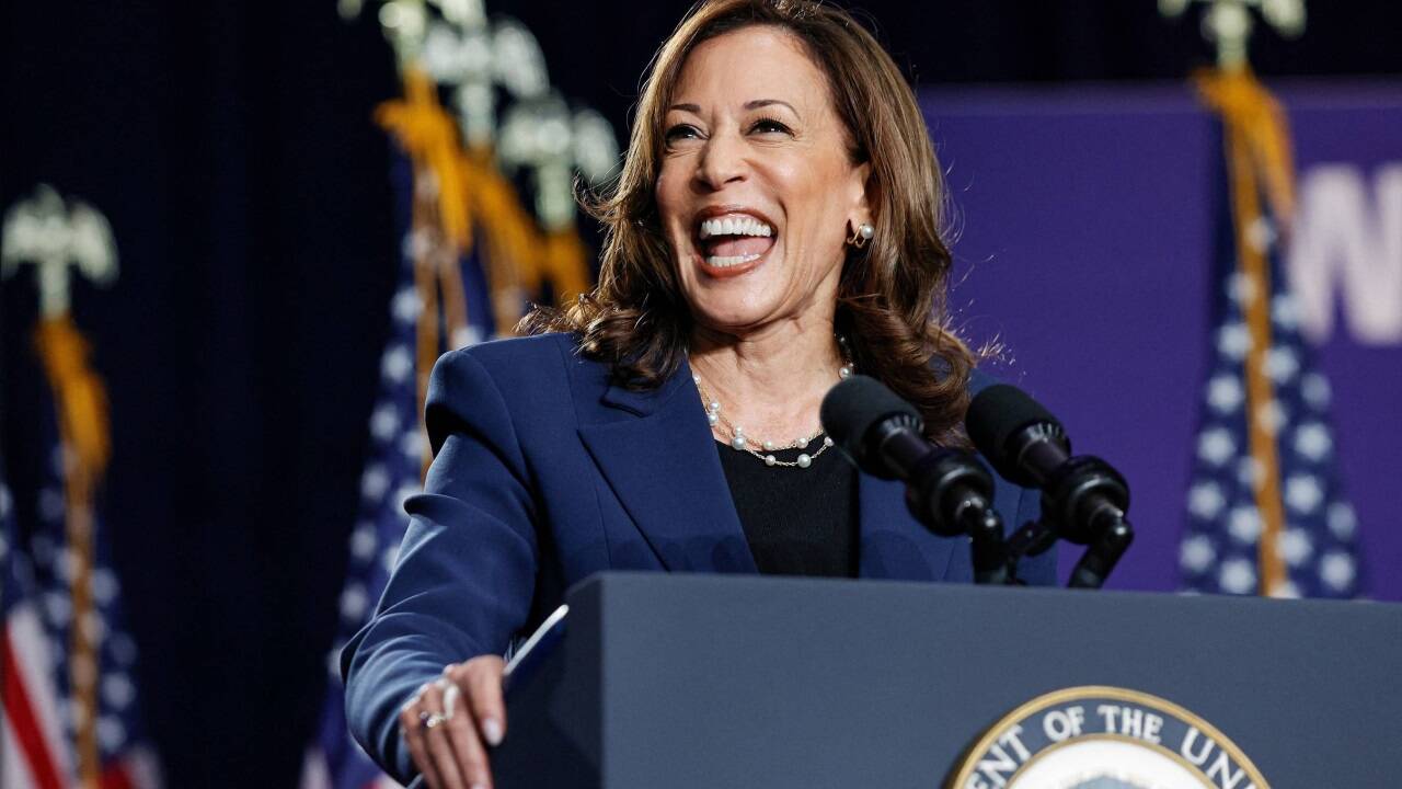 Kamala Harris startet in ihren Wahlkampf: Endlich kann sie aus dem Schatten treten.  
