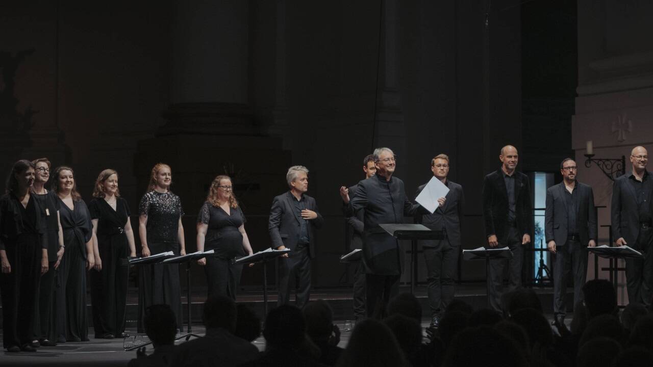 Die Tallis Scholars in der Kollegienkirche. 