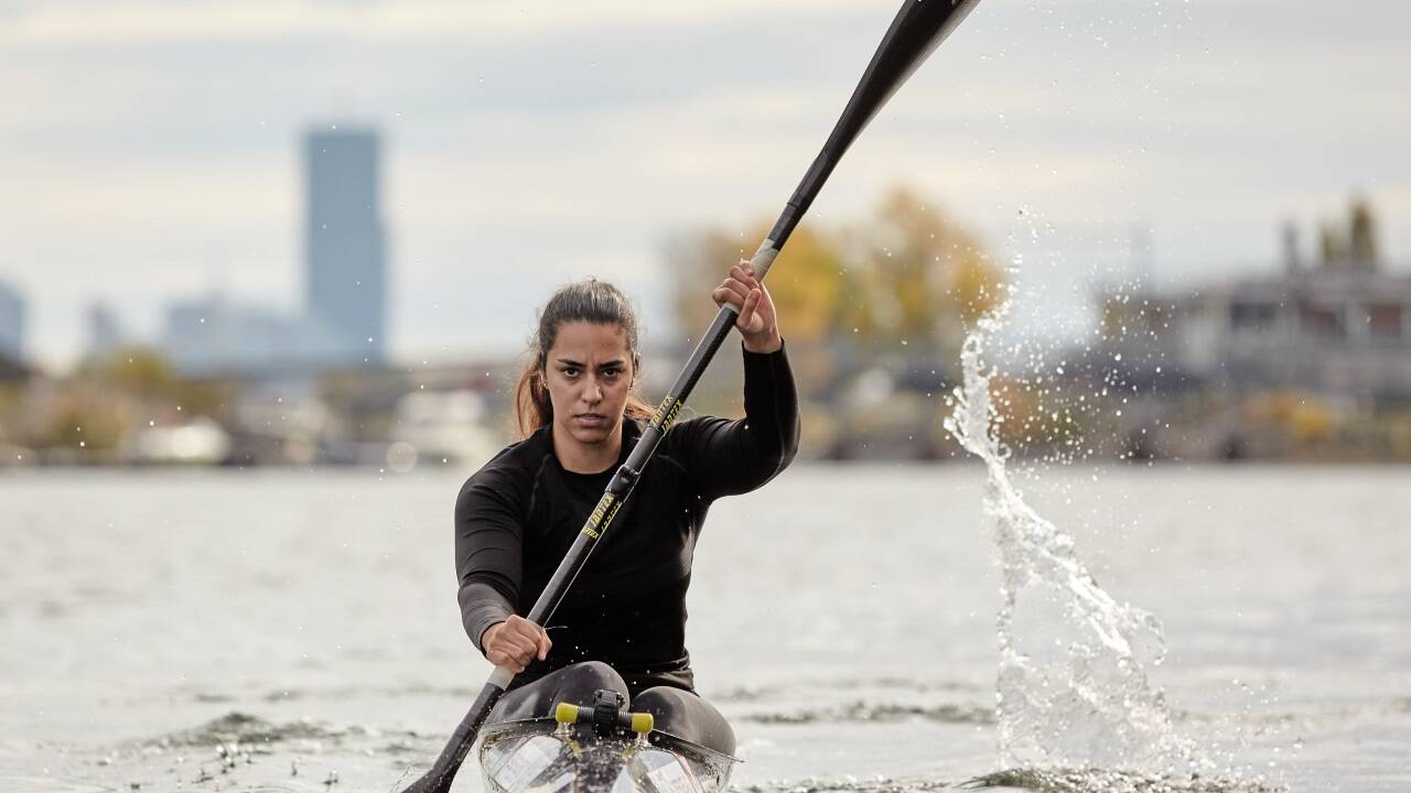 In Wien trainierte Saman Soltani für ihren Olympiatraum.  