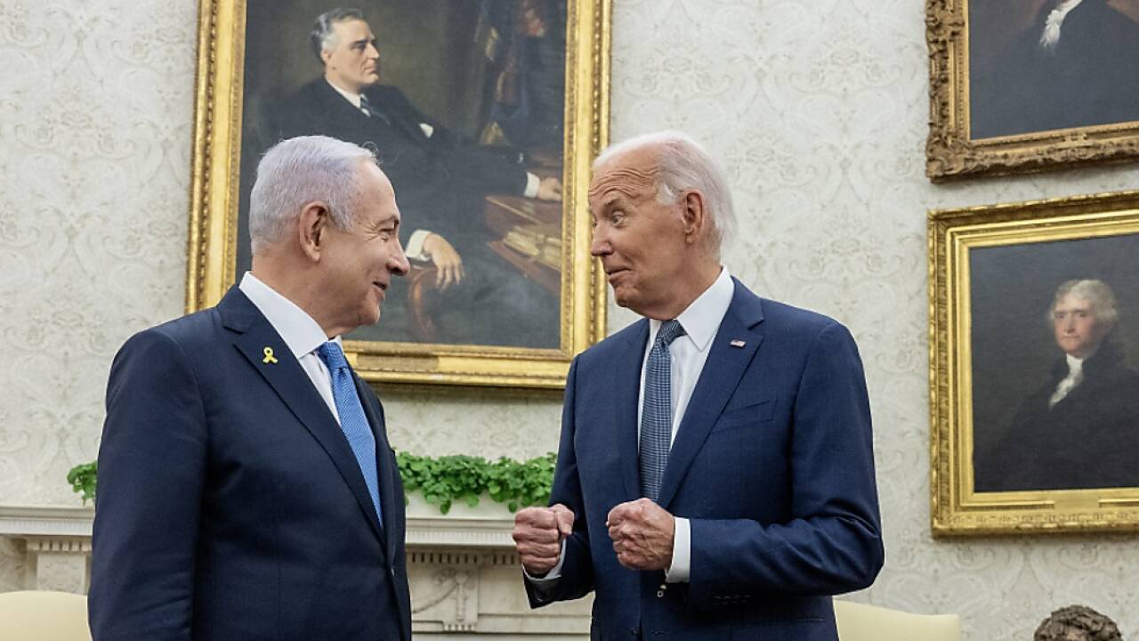 Premier Netanyahu zu Gast bei US-Präsident Biden im Weißem Haus 
