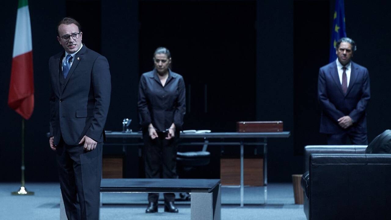 Daniel Behle als Tito, Cecilia Bartoli als Sesto, Ildebrando D’Arcangelo als Publio 