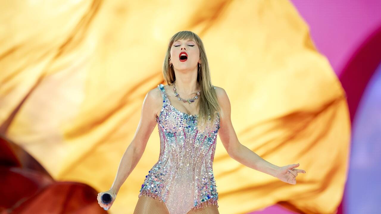 Harte Arbeit: Taylor Swift. Harte Arbeit: Taylor Swift.