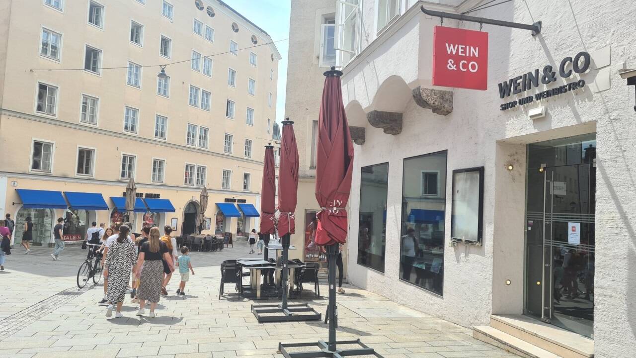 Seit mehr als 15 Jahren besteht der Standort von Wein & Co am Beginn der Linzer Gasse. Mit Jahresende ist Schluss. 