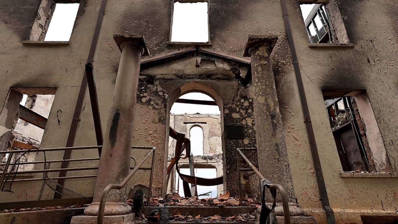 Historische Stadt Lahaina brannte im August 2023 vollständig nieder 