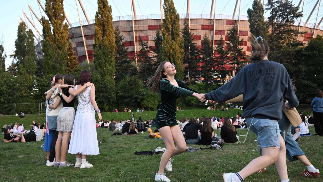 Am Wochenende feierten Swifties in Warschau. Am Wochenende feierten Swifties in Warschau.