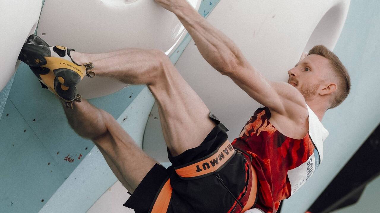 Jakob Schubert steht im Kletter-Finale bei den Olympischen Spielen in Paris. Jakob Schubert steht im Kletter-Finale bei den Olympischen Spielen in Paris.