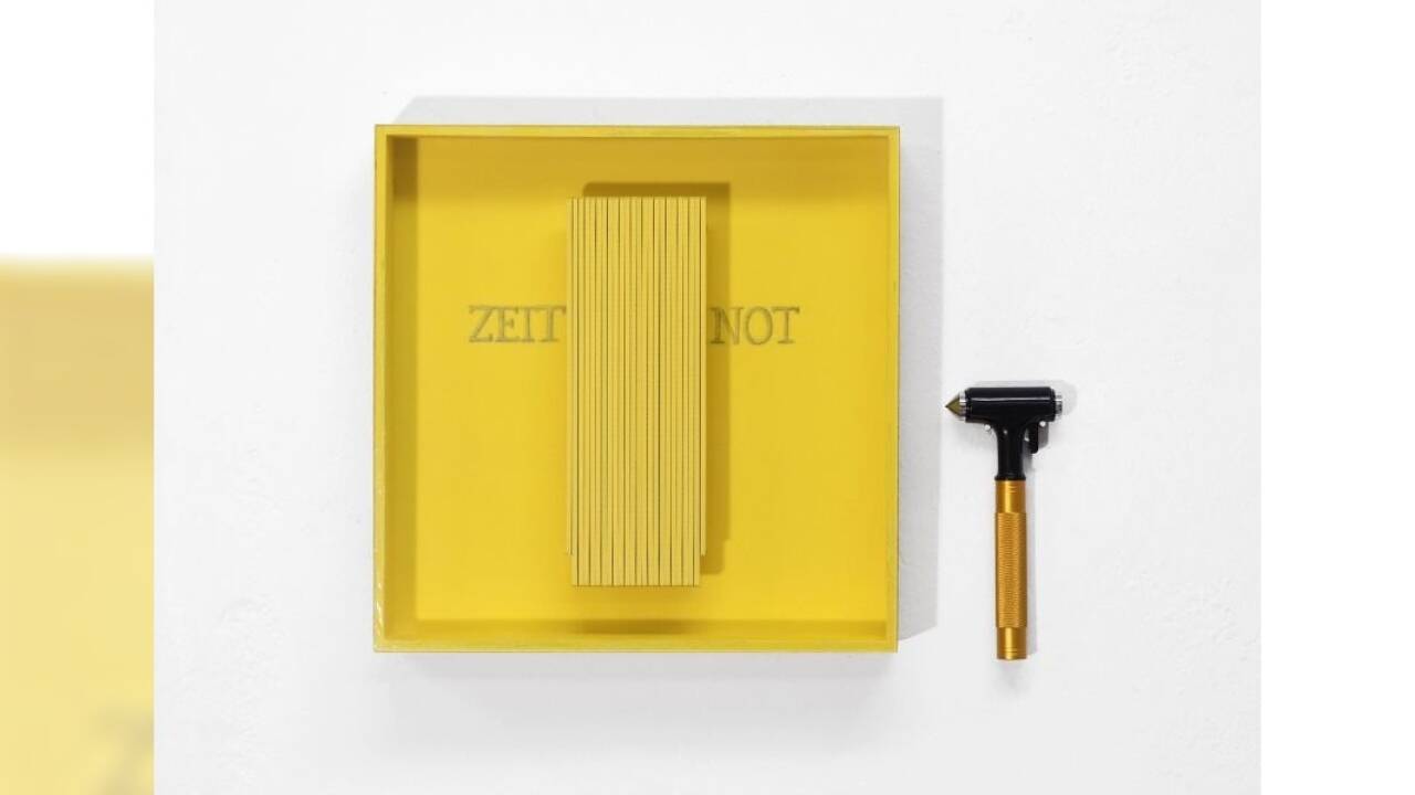 Erste Hilfe bei Zeitnot: „Ohne Titel“ von Christian Ecker (2021). 