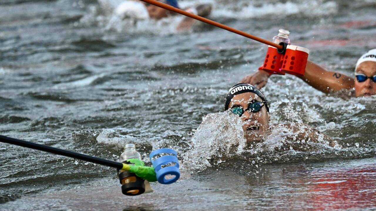 Open Water in der Seine. Open Water in der Seine.