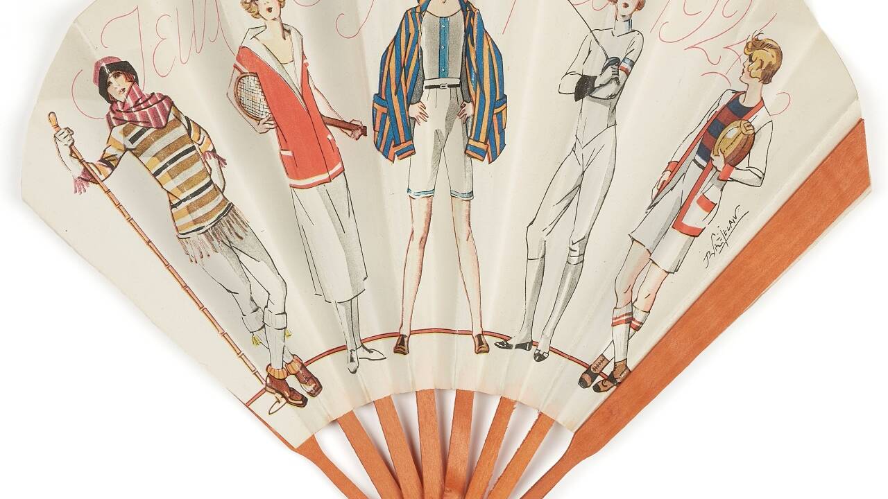 Der Fächer « Jeux olympiques » wurde für die Olympischen Sommerspiele 1924 in Paris kreiert. 