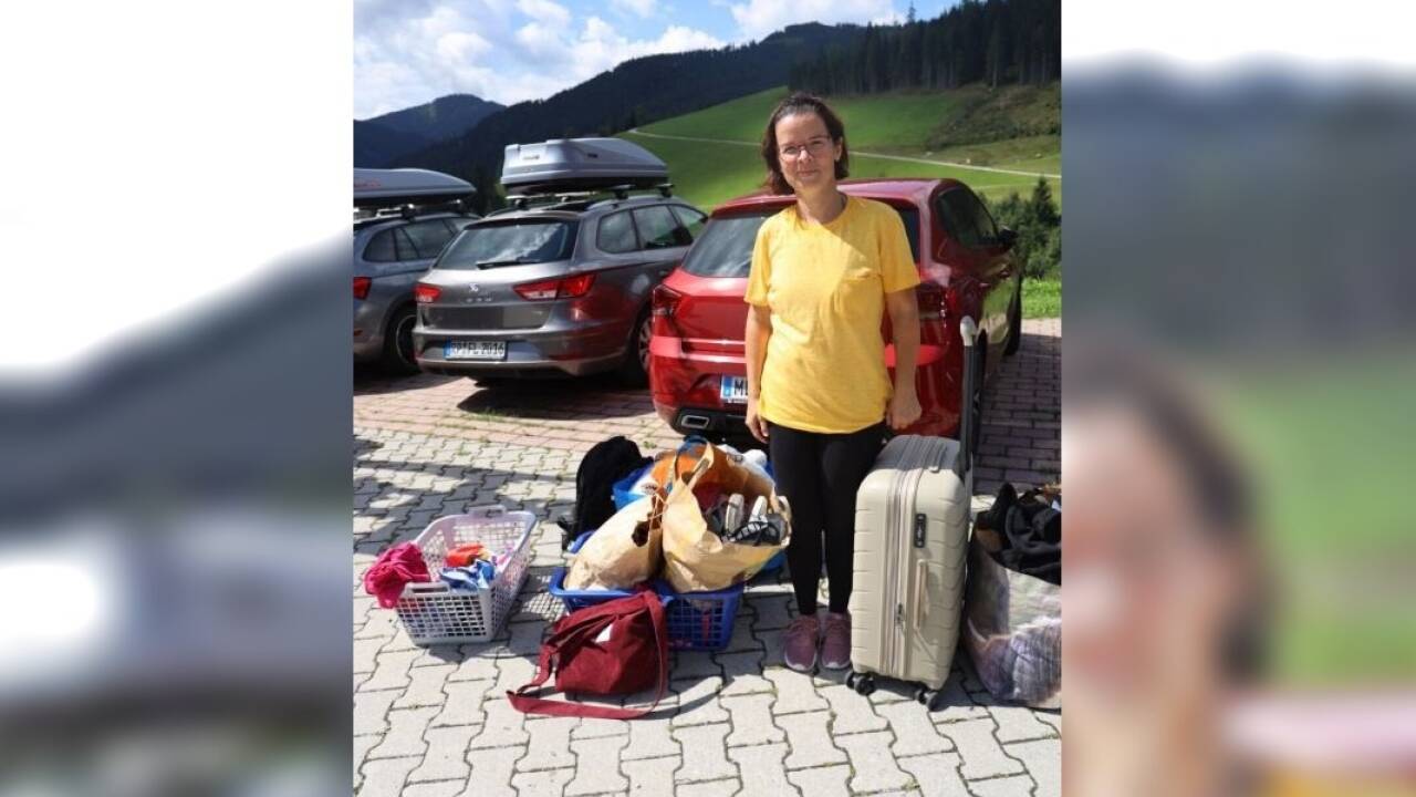 Urlauberin Sabine Bracher konnte all ihre Habseligkeiten wiederbekommen.  