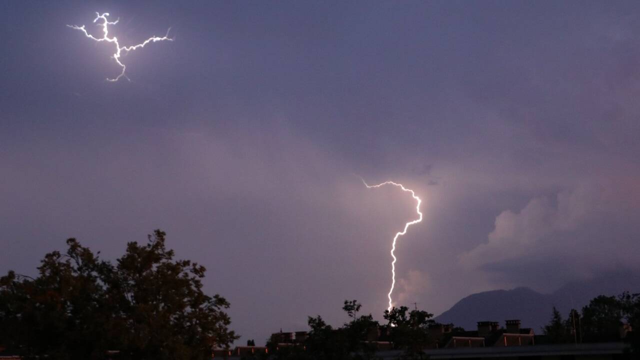 ... folgten Blitze, Regen und Donner. 