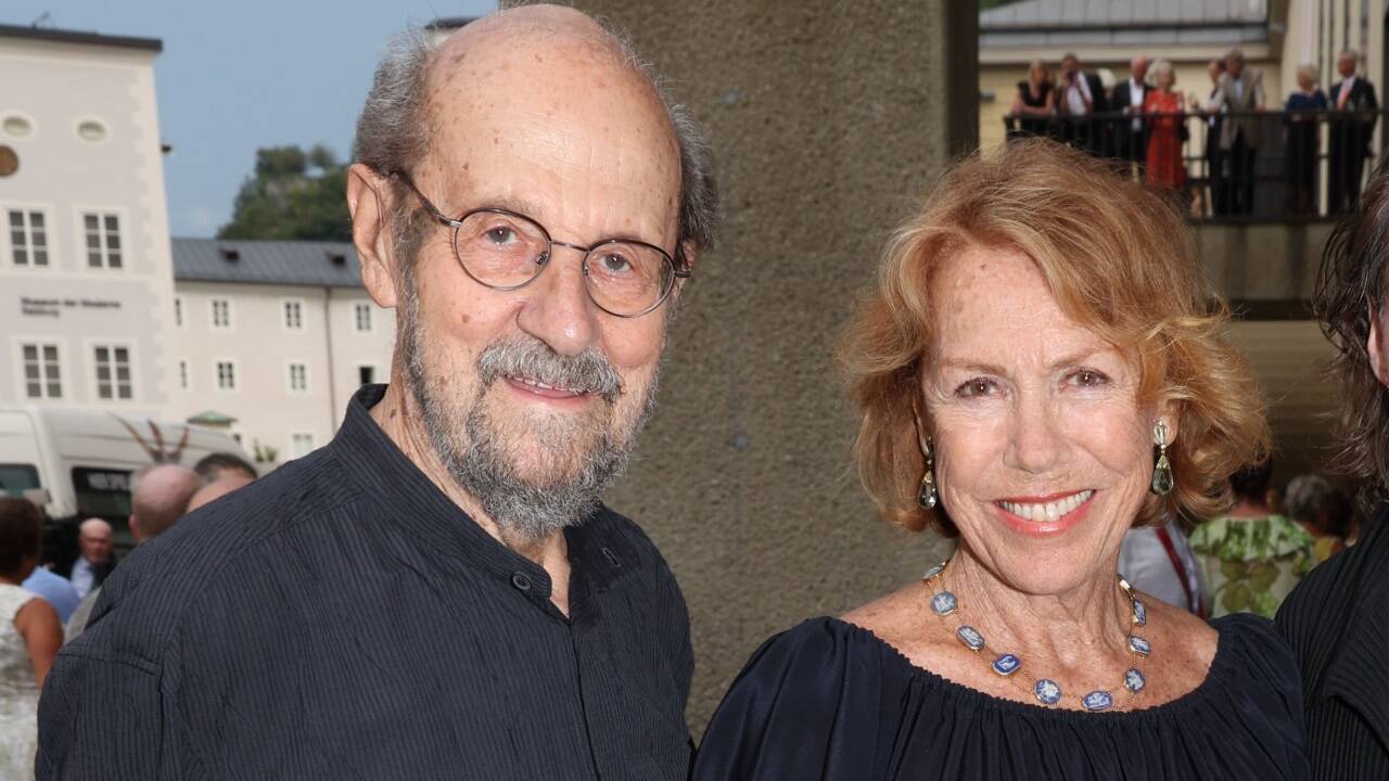 Peter Deutsch und Schauspielerin Gaby Dohm.  
