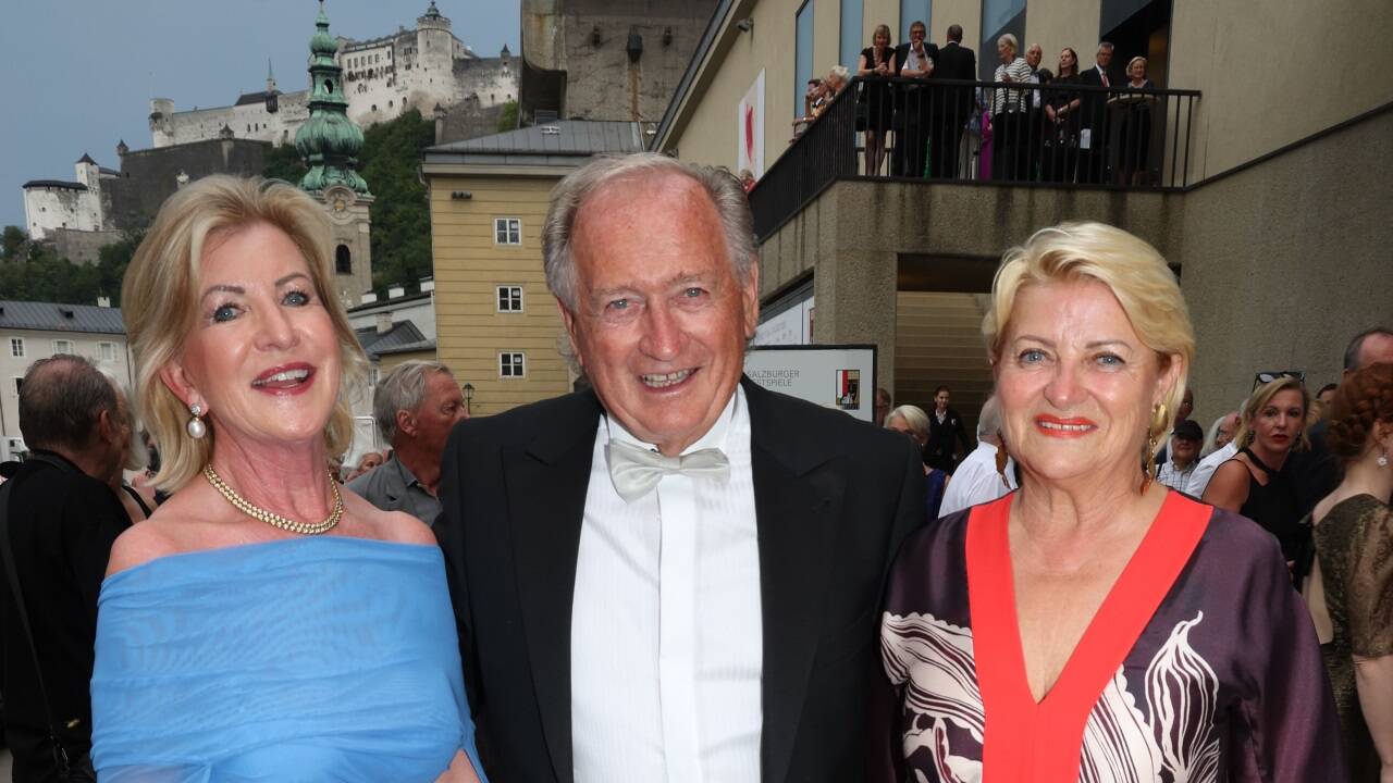Unternehmerpaar Matthias und Martina Moosleitner und Immobilienmaklerin Marlies Muhr.  
