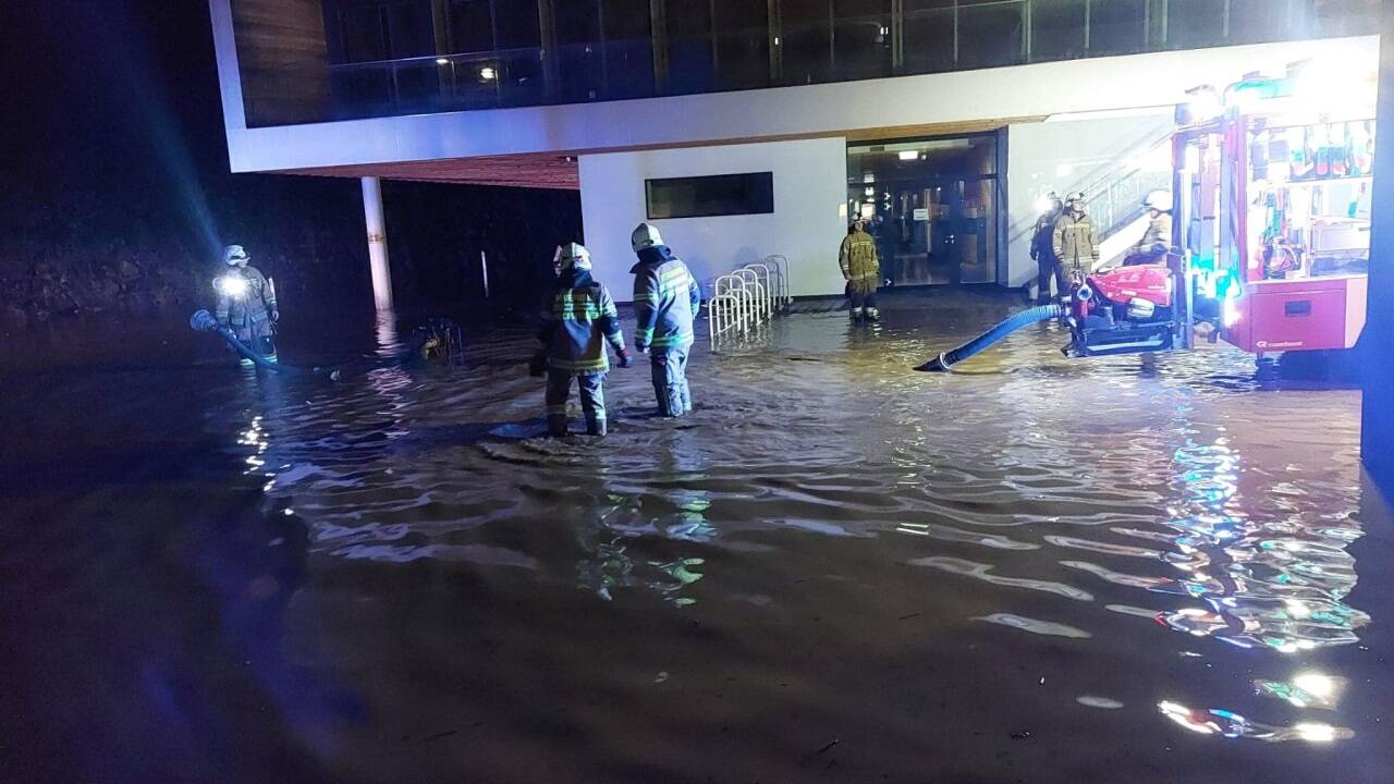 In St. Johann mussten Überflutungen beseitigt werden.  