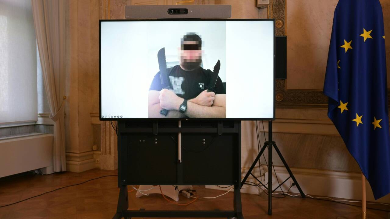 Der unter Terrorverdacht festgenommene mutmaßliche IS-Anhänger.  Der unter Terrorverdacht festgenommene mutmaßliche IS-Anhänger.