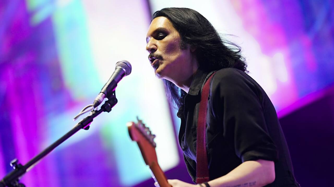 Brian Molko hier vor zwei Jahren auf einem Konzert in Wien 