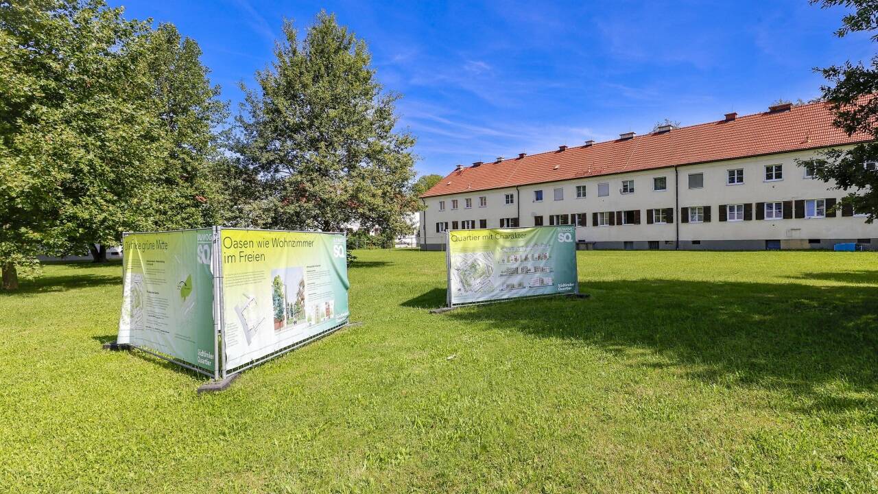 Die Buwog wird die Südtiroler-Siedlung in Liefering zum Großteil neu bauen. Insgesamt sollen 420 Mietwohnungen entstehen, 170 davon frei finanziert.  