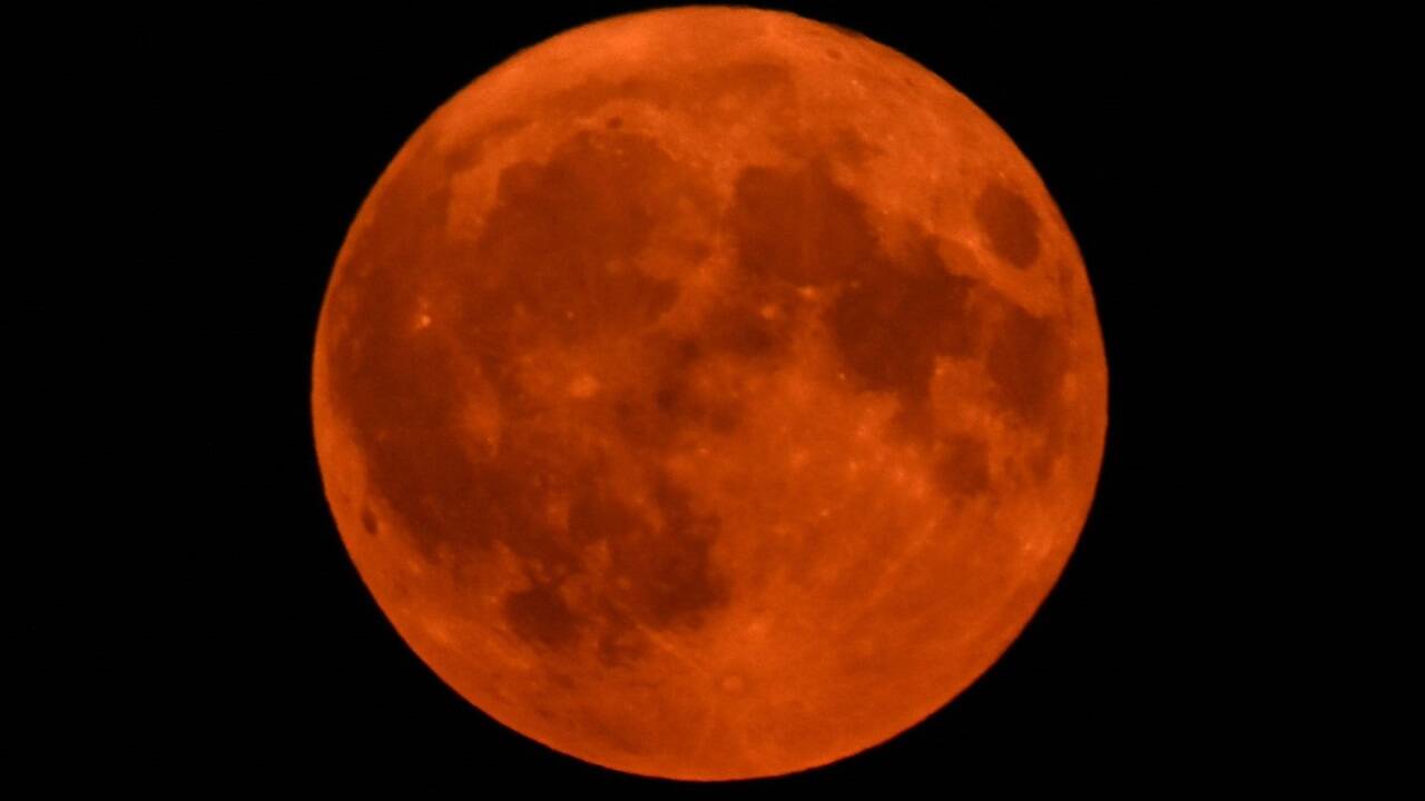 Der Supermond über Dortmund. 
