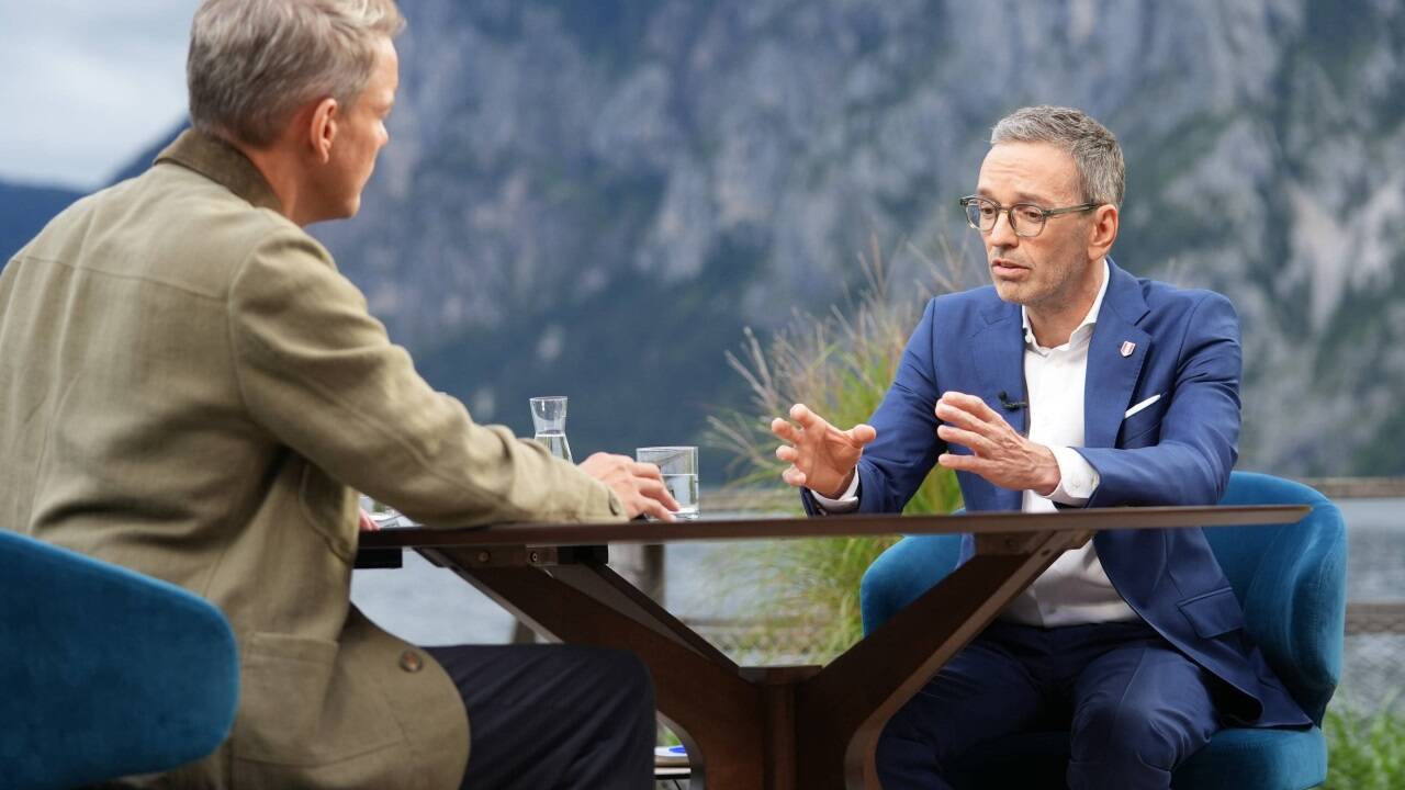 ORF-Sommergespräch mit Herbert Kickl.  