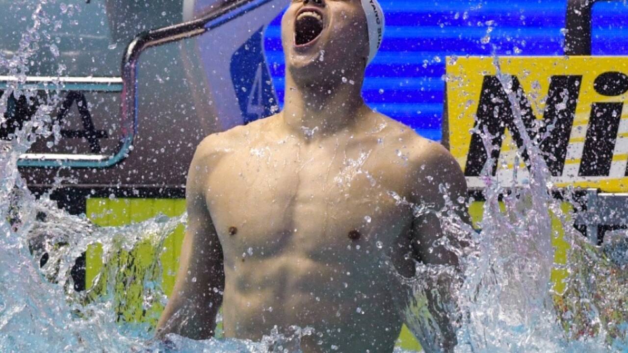 Sun Yang holte vor seiner Sperre 3x Olympia- und 11x WM-Gold/Archiv  Sun Yang holte vor seiner Sperre 3x Olympia- und 11x WM-Gold/Archiv