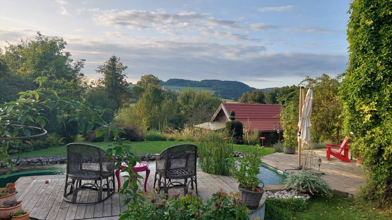 Hier beobachten Heimo und Ulrike gerne den Sonnenuntergang. 