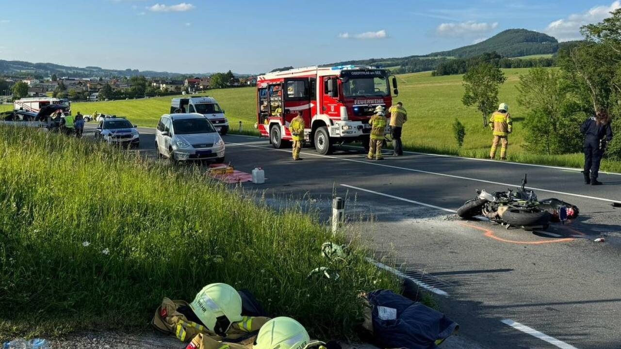 Für einen 30-jährigen Motorradfahrer kam bei einem Unfall nahe Obertrum am 4. Juni jede Hilfe zu spät. 