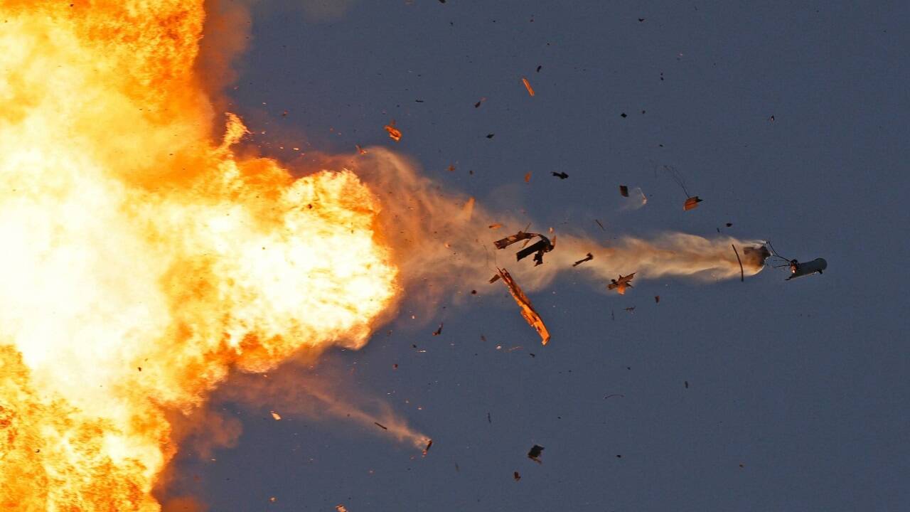 Erste Bilder zeigen Hisbollah-Drohnen, die von der israelischen Luftabwehr zerstört wurden. 