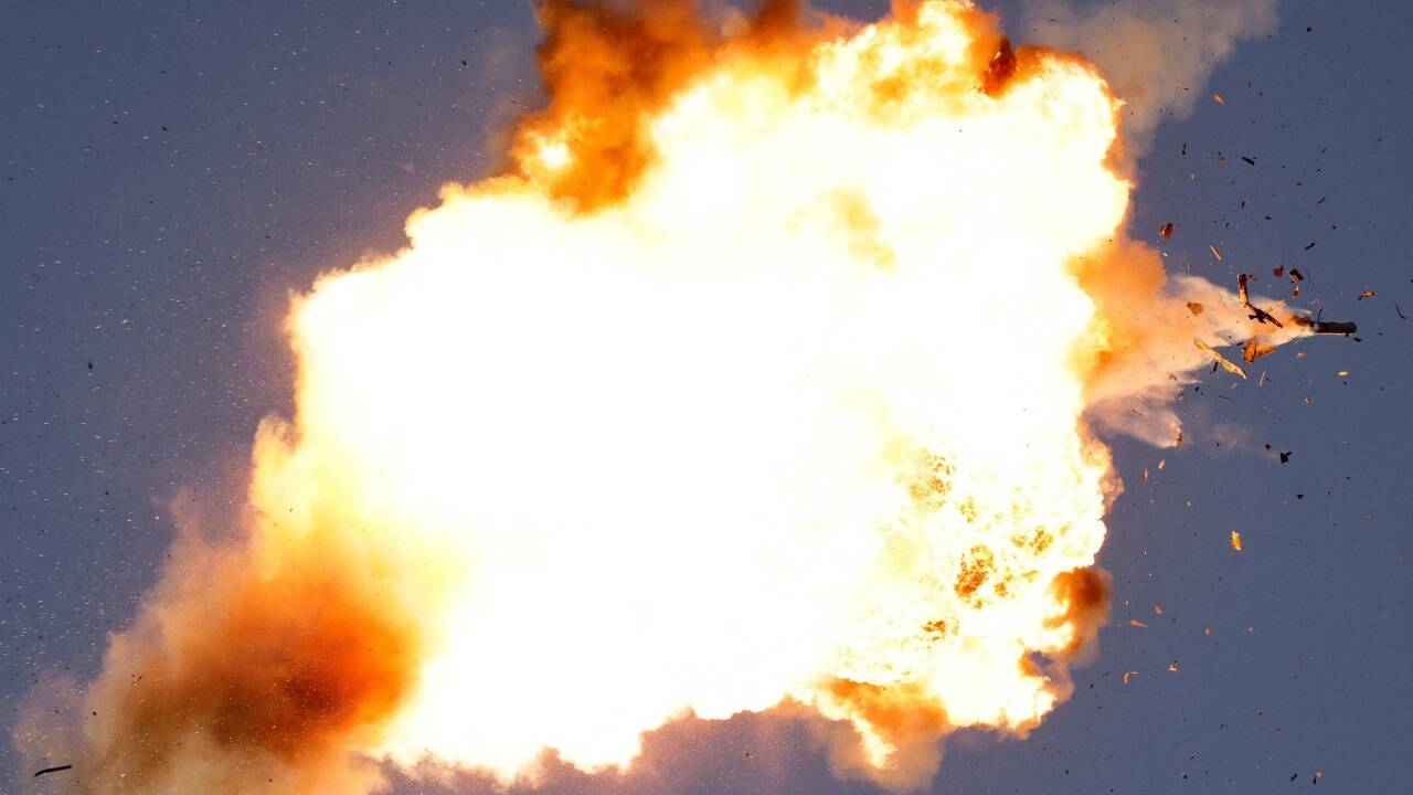 Erste Bilder zeigen Hisbollah-Drohnen, die von der israelischen Luftabwehr zerstört wurden. 