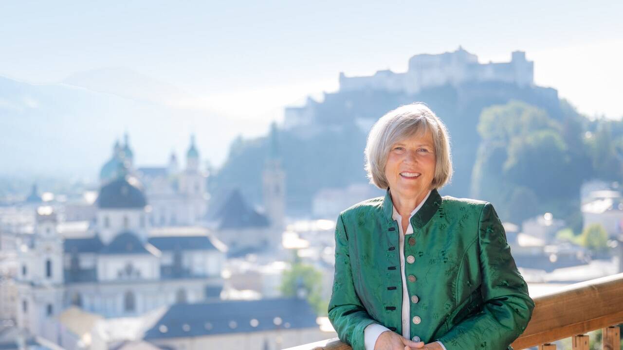 Elisabeth von Trapp ist derzeit auf Besuch in Salzburg. Elisabeth von Trapp ist derzeit auf Besuch in Salzburg.