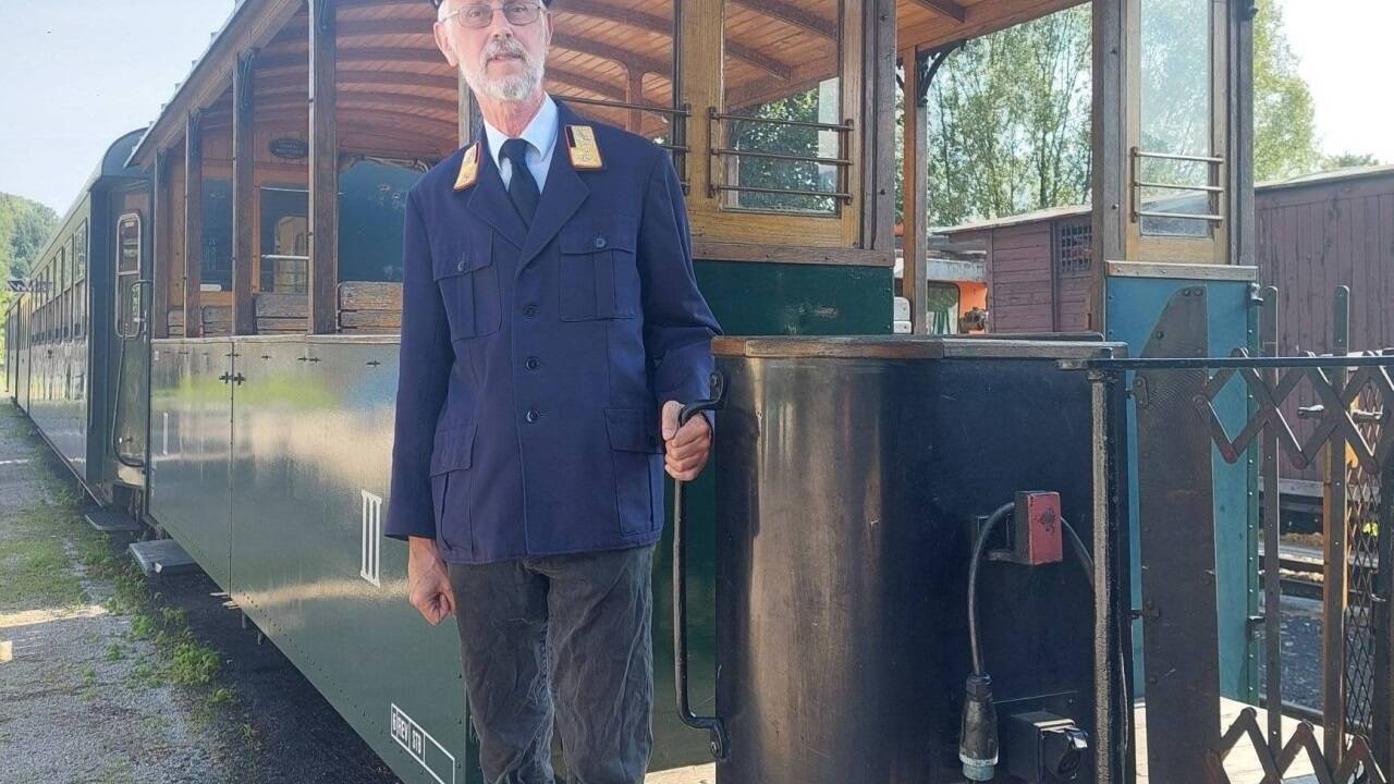Harald Süß war Eisenbahner und leistet viel Freiwilligenarbeit bei der Steyrtalbahn.  