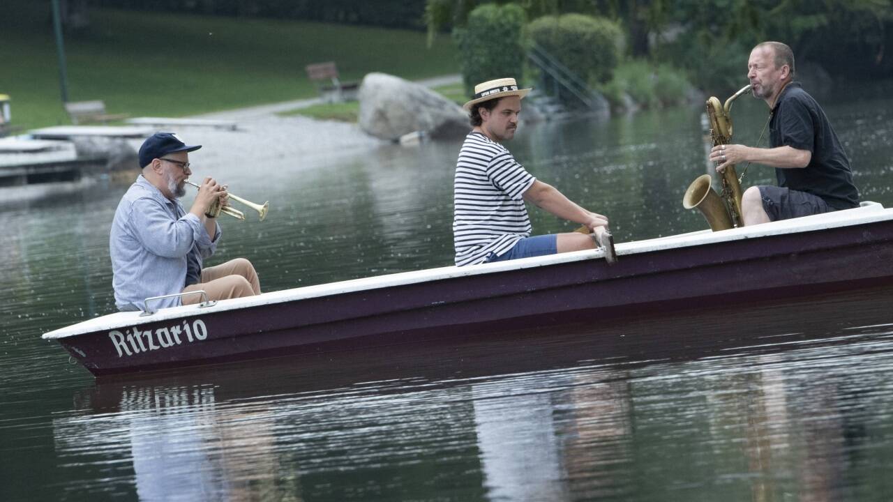 Konzert im Ruderboot: Mats Gustafsson & Nate Wooley.  Konzert im Ruderboot: Mats Gustafsson & Nate Wooley.