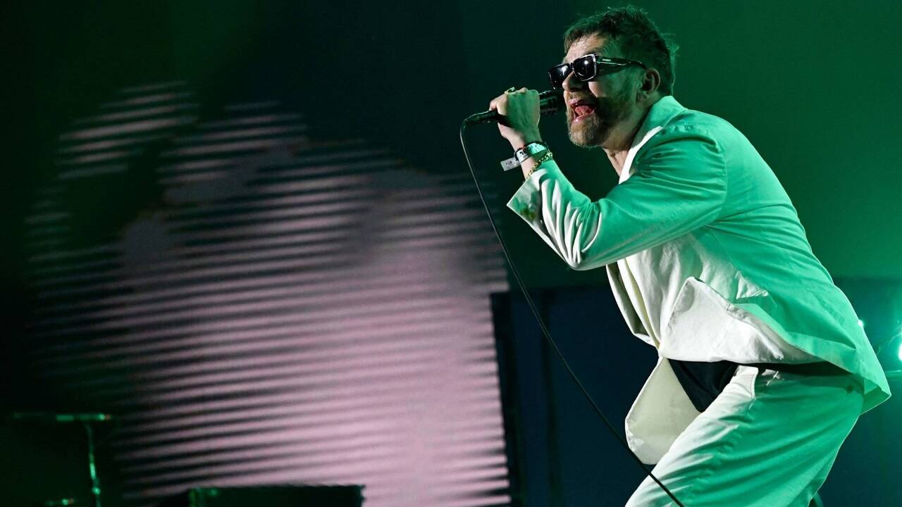 Blur-Sänger Damon Albarn bei einem Live-Auftritt heuer im April in Kalifornien. 