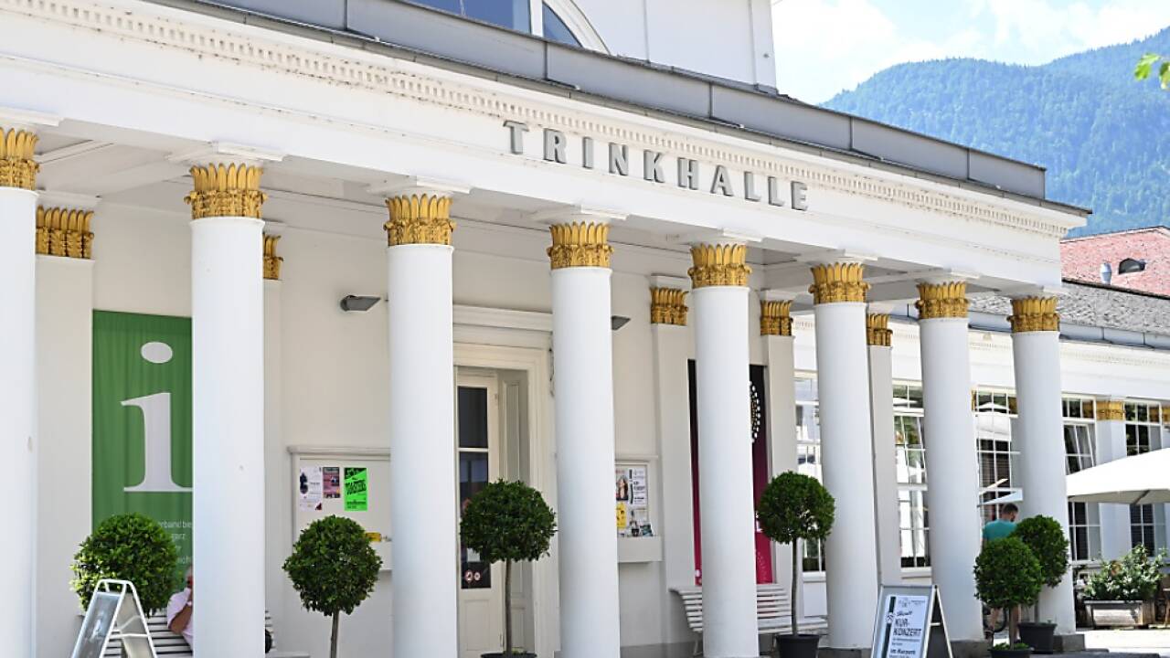 Die Trinkhalle in Bad Ischl als Ort des Friedens während SKG 2024 