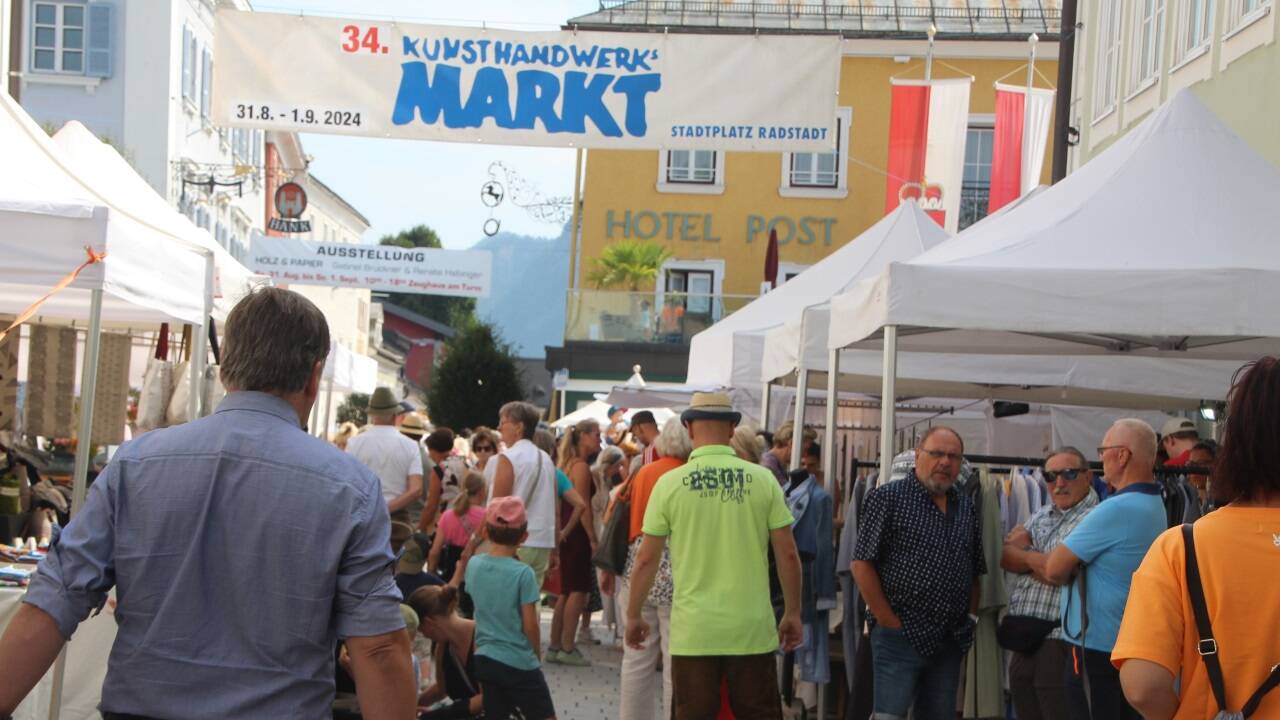 Der Markt wurde auch heuer wieder von Tausenden Besucherinnen und Besucher besucht 