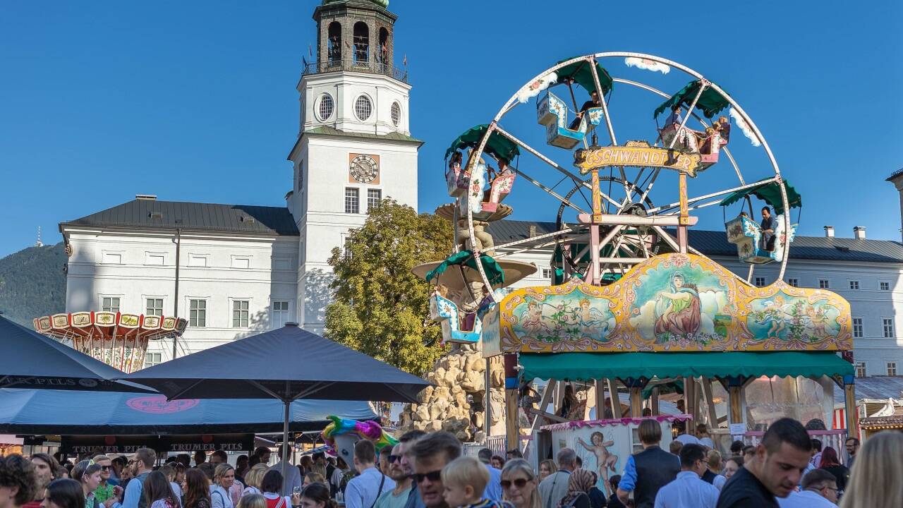 Großer Andrang beim Rupertikirtag. 