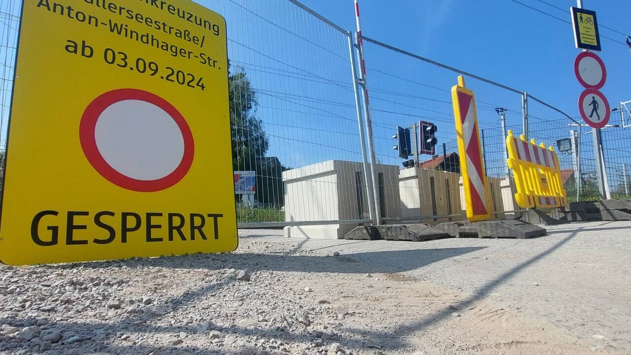Die Windhager-Kreuzung ist Geschichte.  