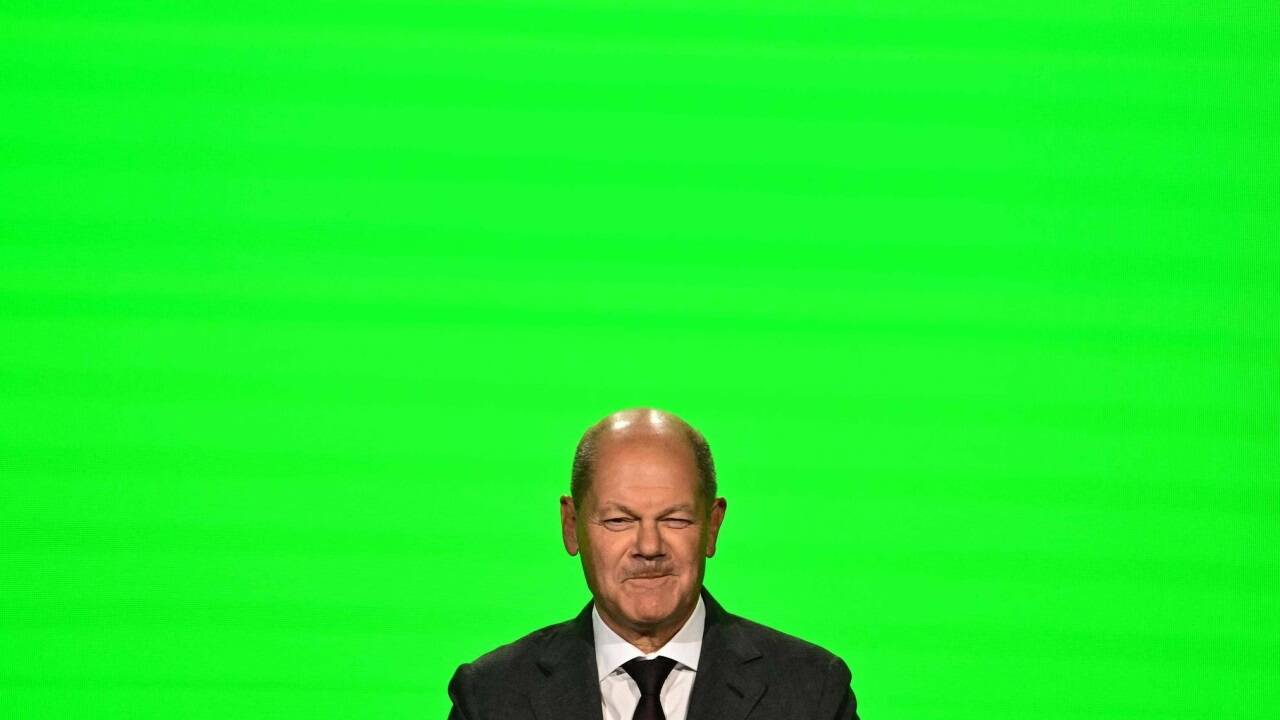 Der deutsche Kanzler Olaf Scholz eröffnete die IFA. 