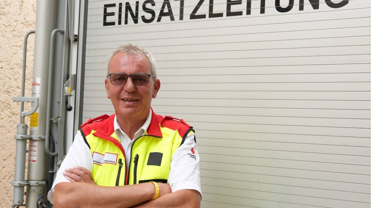 Herbert Wieser, Chef des Stabes, leitete die Großambulanz. 
