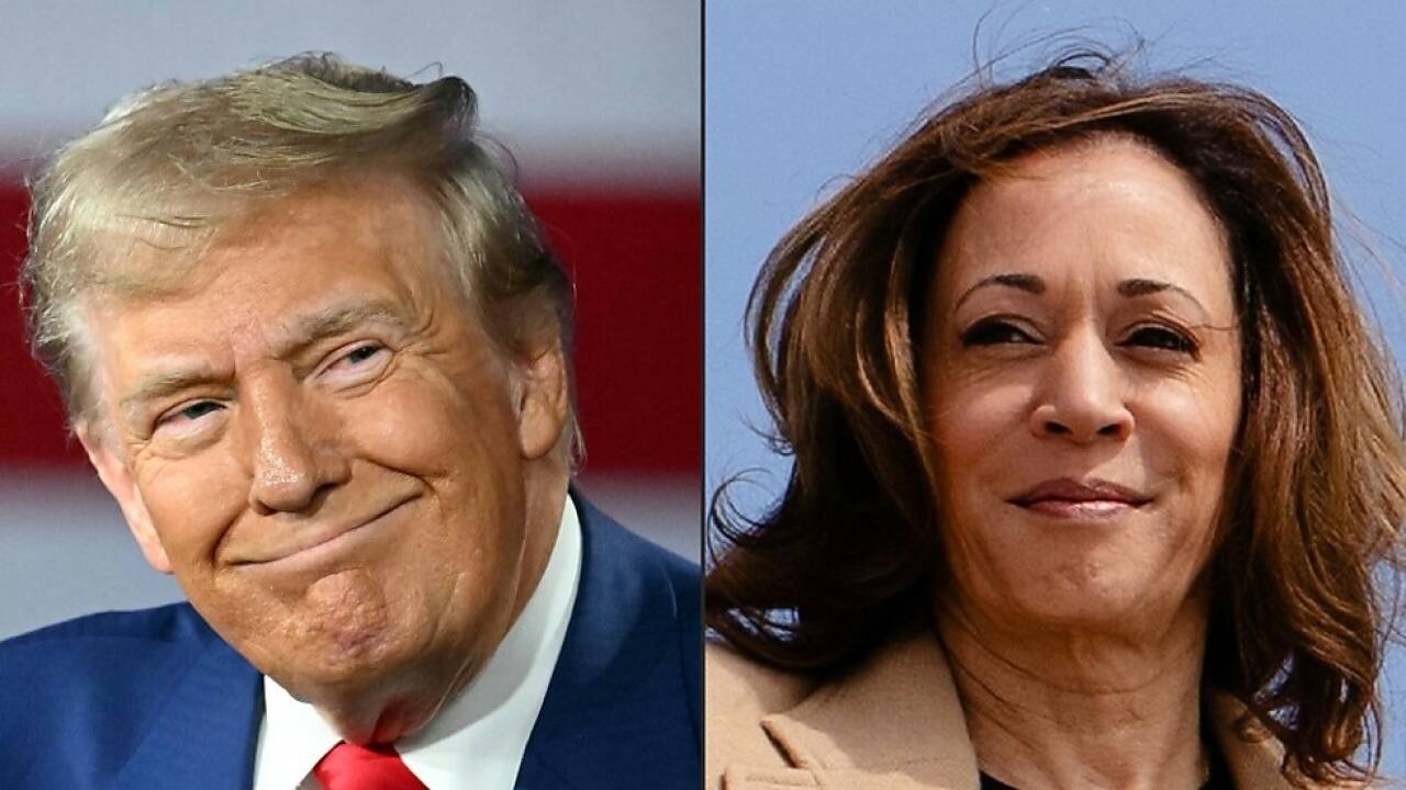 Donald Trump und Kamala Harris rittern um das US-Präsidentenamt 